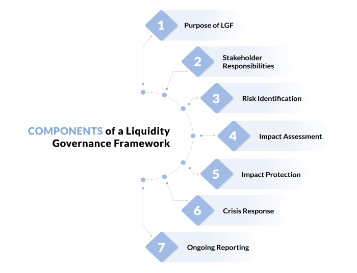 Liquidity governance components